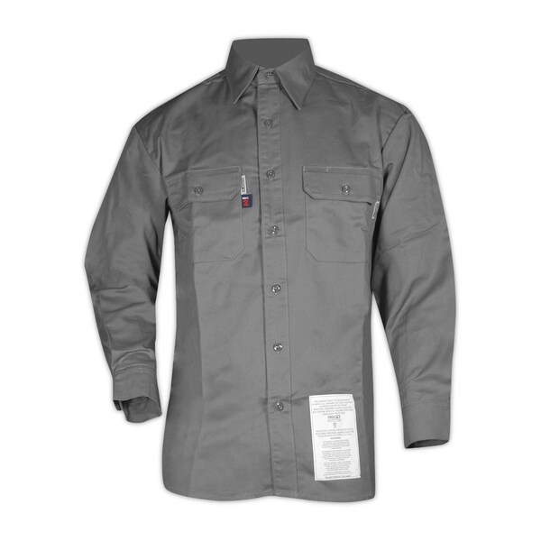 DualHazard 70 Oz FR 8812 Grey Work Shirt